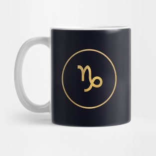 Capricorn Zodiac Sign Symbol Mug